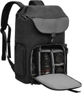 CADeN Camera Backpack Canvas Photography Bag for DSLR/SLR Mirrorless Camera | Large Capacity 15.6 In Laptop Compartment Tripod Strap Zipper Side Quick Access Water Resistant by CADeN
