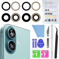 2PCS ASDAWN Back Rear Camera Lens Glass Replacement for iPhone 16 6.1 inch and 16 Plus 6.7 inch with Pre-Installed Adhesive, Back Lens Glass with Installation Manual + Repair Tool Set by ASDAWN