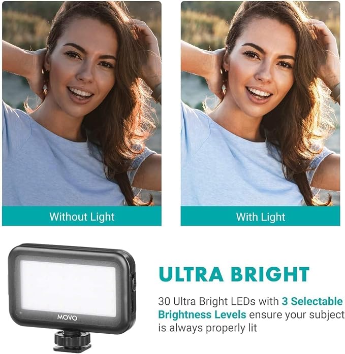 Movo iVlogger Vlogging Kit for iPhone with Fullsize Tripod - Lightning Compatible YouTube Starter Kit for Content Creators - Accessories: Tripods, Phone Mount, LED Light and Shotgun Mic - Image 8