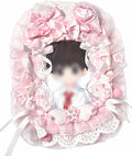 Cute Pink photocard Holder, Kpop pc Photo Card Holder Keychain, Clear id Badge Cover Cute, ita Bag Accessories Decorations by Unknown
