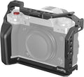 SMALLRIG Aluminum Camera Full Cage for FUJIFILM X-T5 with Shutter Button | Built-in QD port, NATO rails, and quick release plate for Arca by SmallRig