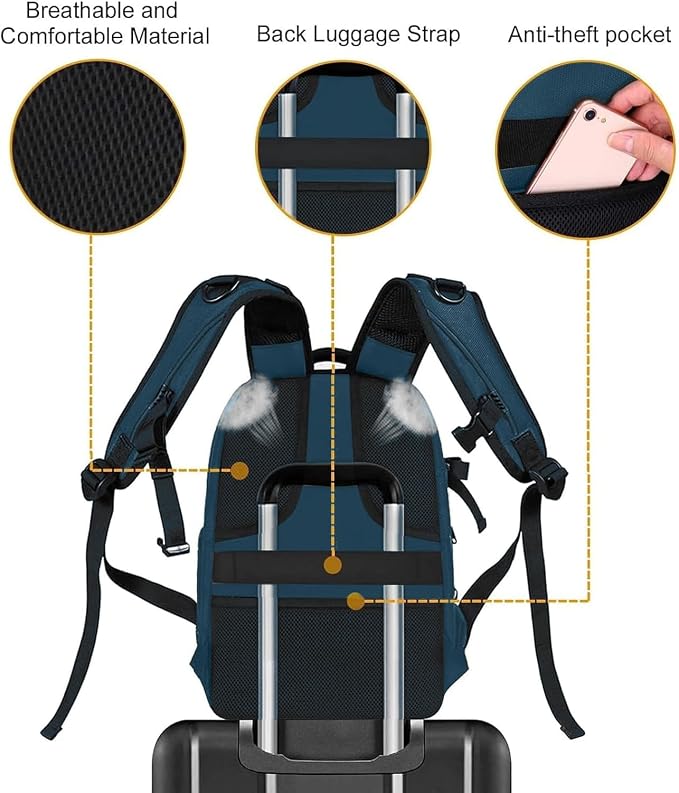 MOSISO Camera Backpack, DSLR/SLR/Mirrorless Photography Camera Bag | Waterproof Hardshell Bag with Insert&Tripod Holder&Laptop Compartment Compatible with Canon/Nikon/Sony, Teal Blue - Image 4