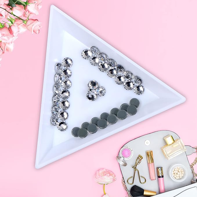 Jollin Hotfix Rhinestones Flatback Crystal Gems 4.8mm SS20, Crystal | 1440pcs Hot Fix Crystals Glass Rhinestones for Bedazzling, Crafting, Clothes, Shoes & Accessories DIY Decoration - Image 3