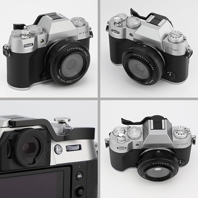Haoge THB-XT30B Metal Hot Shoe Thumb Up Rest Hand Grip for Fujifilm XT50 XT30III Fuji X-T10 X-T20 X-T30 XT10 XT20 XT30 II III Camera Black - Image 5