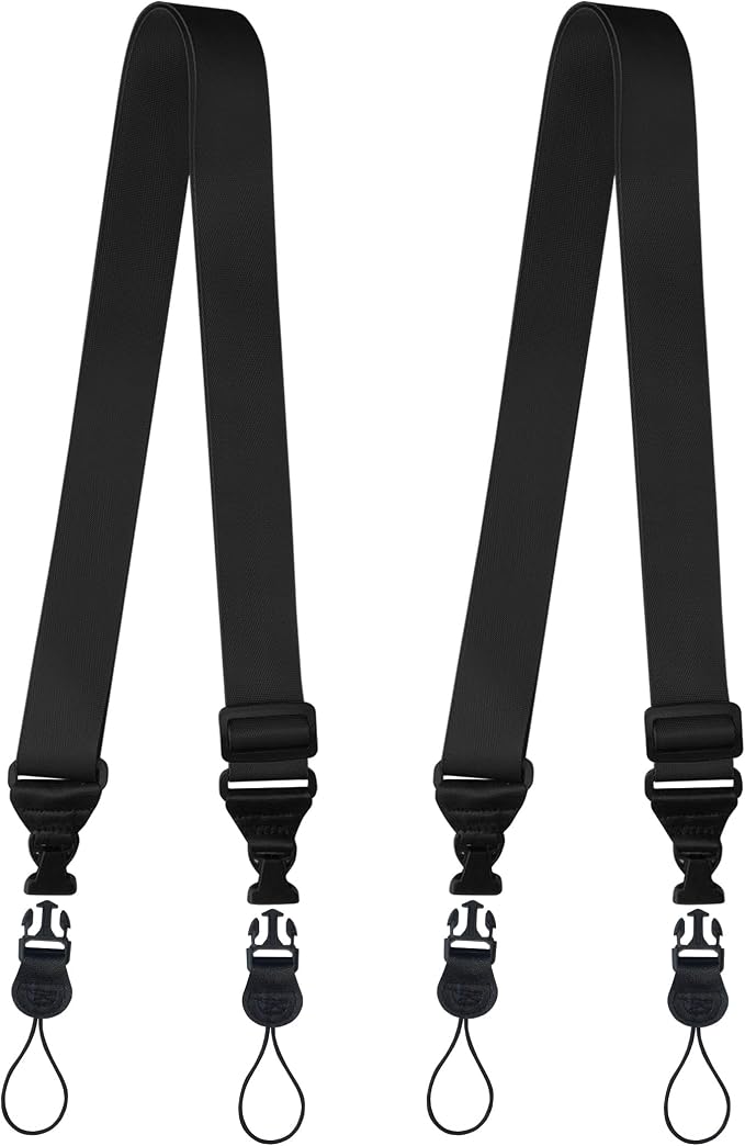 2 Pack Adjustable Shoulder Strap, iPad Strap Nylon Neck Lanyard | for iPad/Samsung Tablet Case,Camera Binocular Crossbody Laptop Luggage Bag by Gowjaw