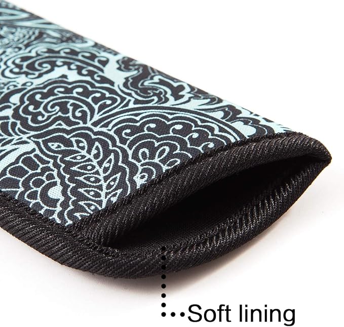 TRIUMPH VISION 3 Pack Reading Glasses Pouch Soft Case Eyeglass Sleeve Slim | Alternative to Bulky Case in bag, Lightweight Lined Padded Protect Optical lens Slip in, Cute Pattern Portable for Daily Use - Image 3