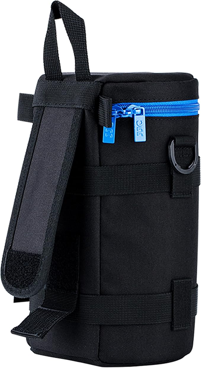JJC Water Resistant Deluxe Lens Pouch Case Bag, Compatible with Canon EF RF 600mm f11 is STM / 100-400mm 4.5-5.6L is/EF 70-200mm 2.8L /EF 180mm 3.5L Macro/NK 80-200mm F2.8/70-200mm f2.8 G ED VR II - Image 2