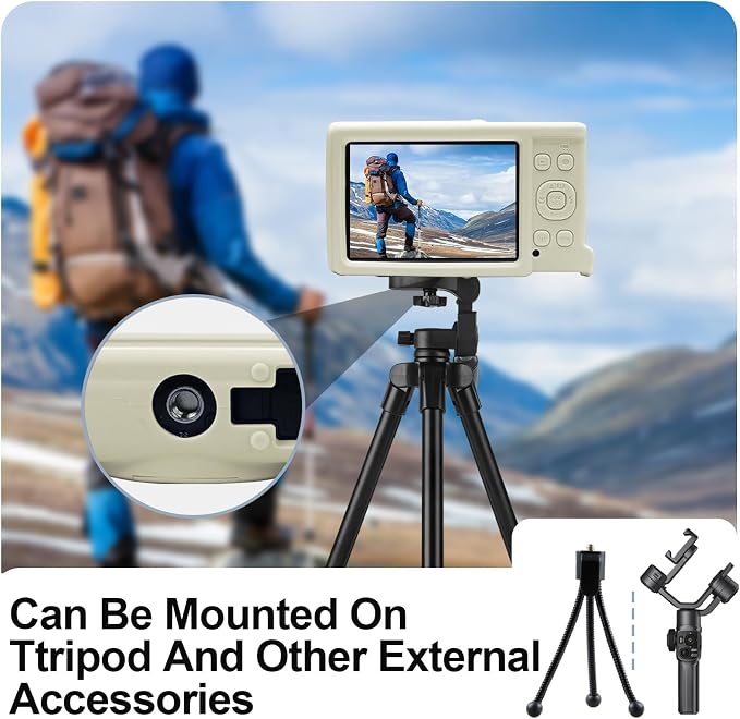 Easy Hood Camera Case for Canon ELPH 360/IXUS 285 HS/IXY 650 Camera,Beige | With Removable Lens Cover,Soft Silicone Protective Case,Anti-Scratch,Dustproof,Shockproof,Enhanced Grip,Camera Accessories - Image 6