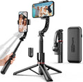 Smartphone Gimbal Stabilizer with Remote, Aluminum Extendable Selfie Stick Tripod, 360° Automatic Rotation, Auto Balance for Live Video Recording, Vlogging, YouTube Compatible with iPhone and Android by SelfieShow