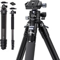 SmallRig AP-10 52.4" Carbon Fiber Camera Tripod Max. Payload 11lb | 360° Ball Head, Detachable Monopod, Lightweight & Compact, Quick Release Plate For Arca by SmallRig