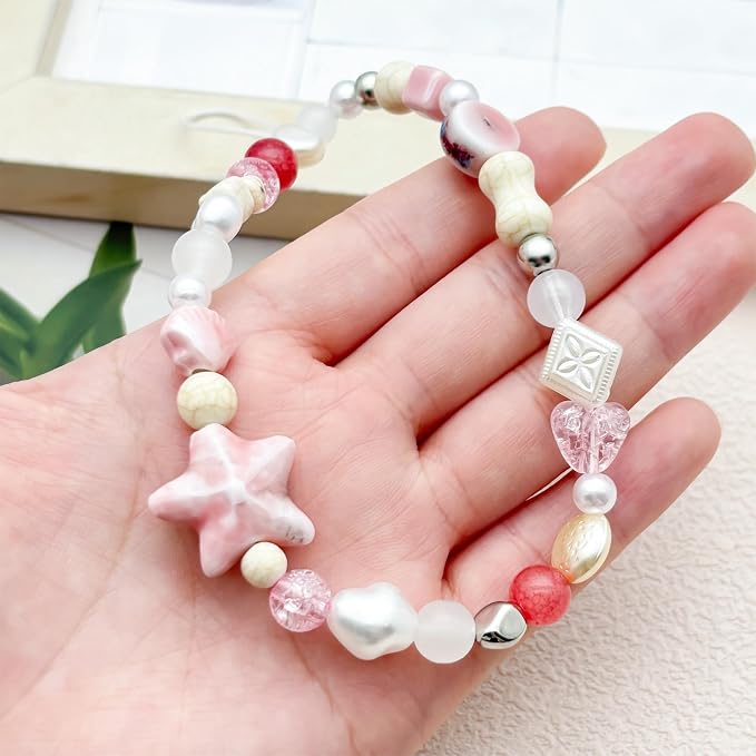 Beaded Camera Wrist Strap Cute Digital Camera Charm Lanyard Phone Chain Keychain Beaded Phone Lanyard Bag Charm - Image 6