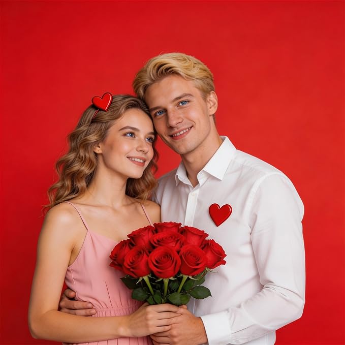 Red Seamless Paper Backdrop, Red Backdrop 86" x32.8' | Heavyweight matte backdrop paper with non-reflective surface for photoshoots, portraits, videos and studio photography. - Image 4