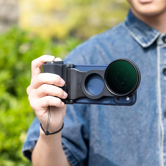 67mm CPL Filter Mount Kit with Magnetic Phone Camera Grip & EVA Storage Bag for iPhone 17 Air 16 15 14 Pro(NOT for Pro Max), Circular Polarizer Polarizing Lens Attachment Adapter Set for Photography - Image 9