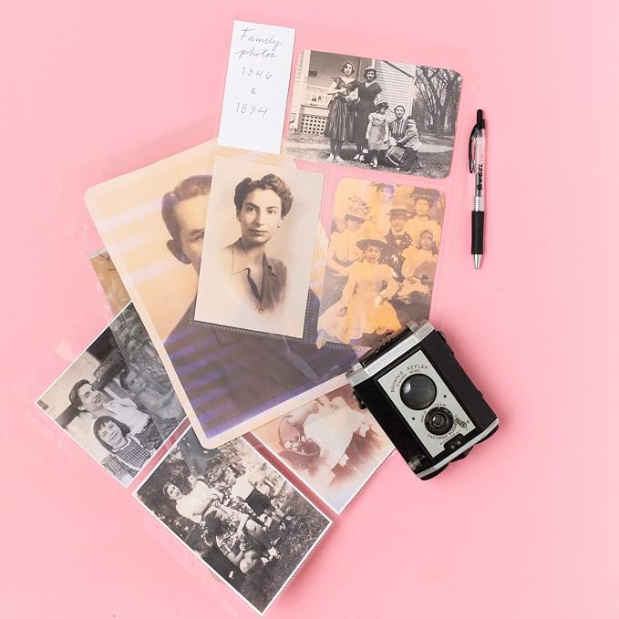 Avery Clear Mixed Format Photo Pages for 3 Ring Binder, Acid Free, Holds 4" x 6" Photos, 10 Photo Protectors (13401) - Image 3