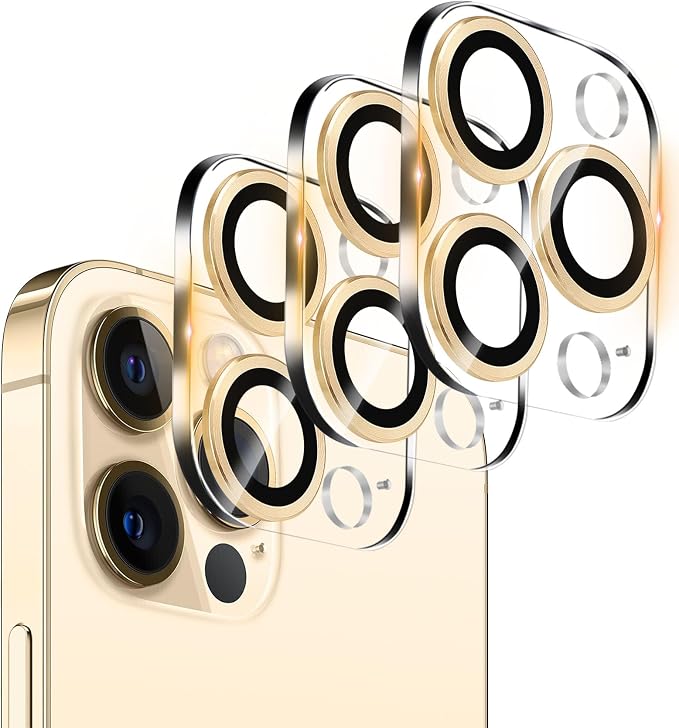 Dengduoduo 3 Pack Tempered Glass Camera Lens Protector for iPhone 12 Pro Max 6.7", Ultra HD, 9H Hardness, Anti-Scratch, Case Friendly, Easy to Install [No Affect on Night Shots] by Dengduoduo