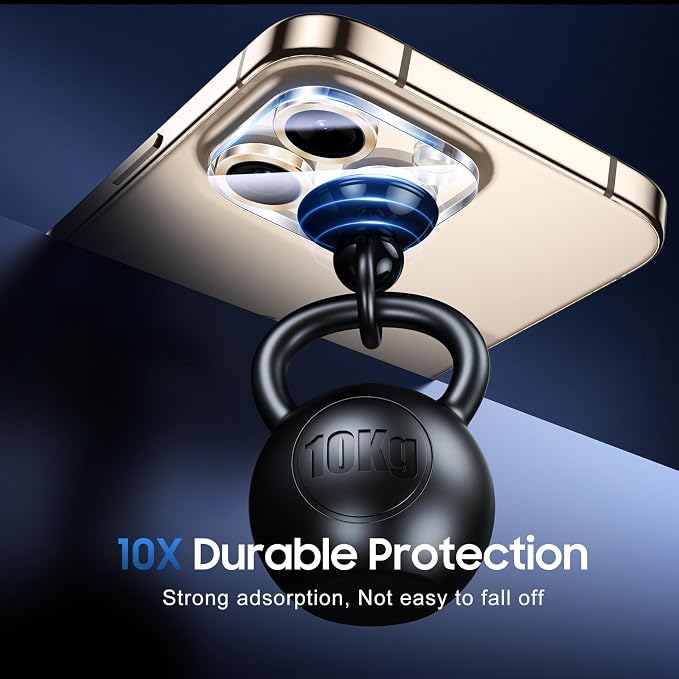 UniqueMe for 3 Pack iPhone 16 Pro/16 Pro Max Camera Lens Protector - Gold | Drop Protection, Case Friendly, 9H Tempered Glass, Camera Cover Screen, Update New Version - Image 2