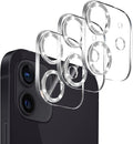 Dengduoduo 3 Pack Tempered Glass Camera Lens Protector for iPhone 12 6.1" Bling Glitter Sparkle, Ultra HD, 9H Hardness, Anti-Scratch, Case Friendly, Easy to Install [No Affect on Night Shots] by Dengduoduo