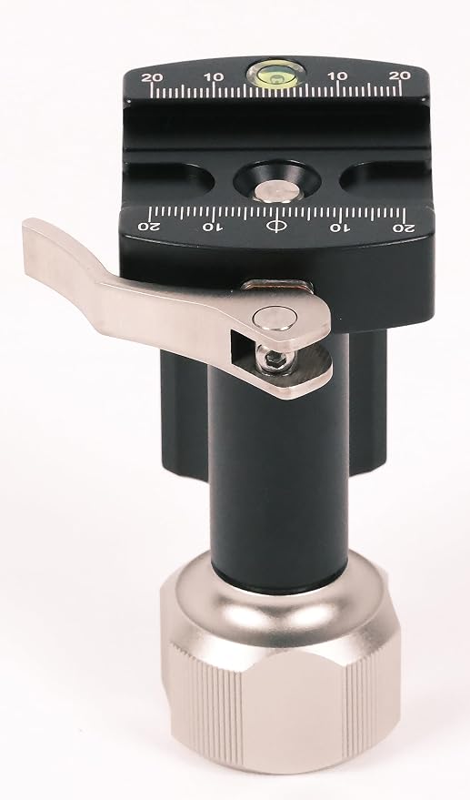 Leofoto MPG Monopod Head, Side Mount Tilt Head, 360° Vertical Tilting, 3/8" Mounting Thread, Arca Compatible (MPG-01S) - Image 5