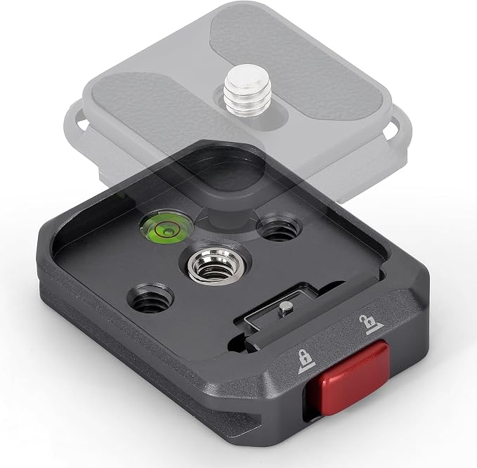 IFOOTAGE Q38-BASE Quick Release Base Tripod Mount QR Base | Tripod Quick Release Base with 3/8" Thread, QR Mount Adapter for Tripod Monopod Slider, Fast Camera Setup Accessory by IFOOTAGE