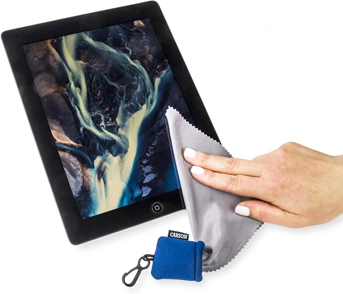 Carson Stuff-It Microfiber Lens Cloth Cleaning System for Eyeglasses, Smartphones, Tablets, Optics, Lenses, Cameras and More - Image 4