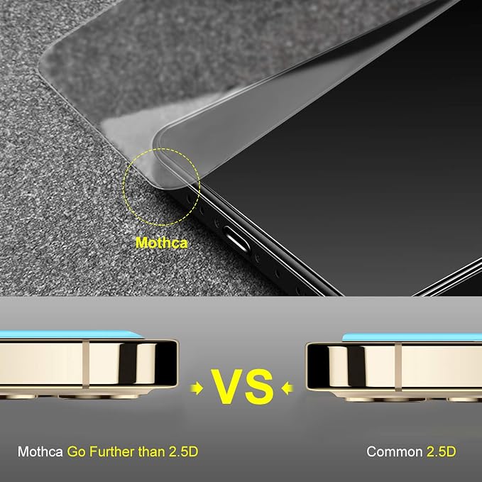 Mothca 2 Pack Matte Glass Screen Protector for iPhone 12 mini Anti-Glare & Anti-Fingerprint Tempered Glass Clear Film Case Friendly Bubble Free for iPhone 12 mini 5.4-inch (2020)-Smooth as Silk - Image 6