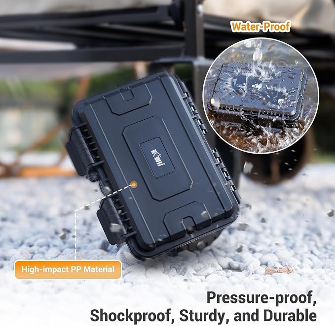 114 Slots IP67 Waterproof Memory Card Holder for SD XQD CFexpress Type-B | 114-slot large capacity, holds 76 Micro SD, 22 SD & 16 CFexpress Type-B/XQD cards, shockproof, photographer outdoor use - Image 6