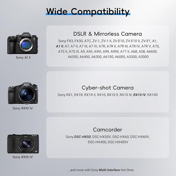 JJC 2-Pack Hot Shoe Cover for Sony ZV-E10 II A7C A7 Cameras, Full-Coverage | for Sony ZV-E10 II ZV-1 II A7C II A7R V IV A7 V IV III A7S III II A6700 A6600 RX1R III A9 III A99 II with Multi-Interface - Image 4