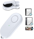 Remote Control Page Turner for Kindle Paperwhite Oasis Kobo eReaders,Kindle Clicker Page Turner Accessories for iPhone,iPad, Android Tablets Reading Novels,Video Record&Shutter Selfie (Light White) by HIGHGO