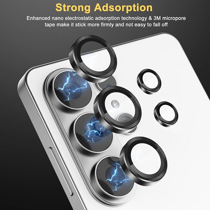 Camera Lens Protector for Samsung Galaxy S26 Ultra, Black | Tempered Glass, Auto-align Tray, Easy Installation, Case Friendly, Anti-Scratch, HD Clear, Ultra Slim - Image 4