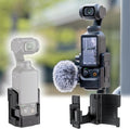 JJC Expansion Adapter for DJI Osmo Pocket 4 3 / Xtra Muse,Ultra Lightweight | Protective Cage with Cold Shoe Mount & Folding 2-Fingers Interface,Not Interfere Joystick by JJC
