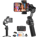 ZHIYUN Smooth 5S AI Pro Gimbal Stabilizer for Smartphone 3-Axis Phone Gimbal with AI Tracker, Magnetic/Built-in Fill Light, Storage Bag, iPhone Stabilizer for Video Recording Filming Vlogging | 3-Axis Phone Gimbal, Magnetic/Built-in Fill Light, Storage... by ZHIYUN