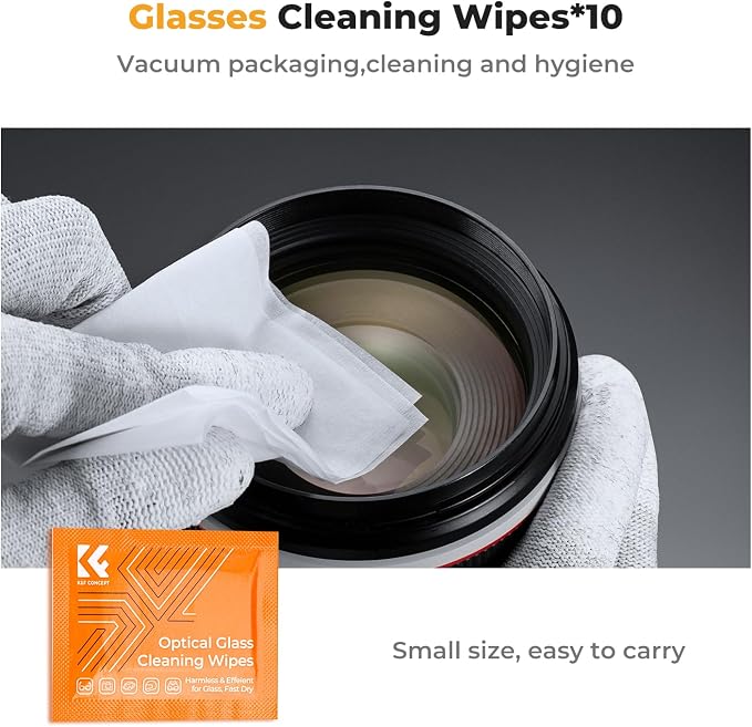K&F CONCEPT 15-1 Lens Cleaning Kit for DSLR, Phone, Photography Enthusiasts | Strong Blower,Safe Cleaning Solution,Anti-Static Lint-Free Pen,Portable Microfiber Cleaning Cloth Multi Device Use,MK06 - Image 6