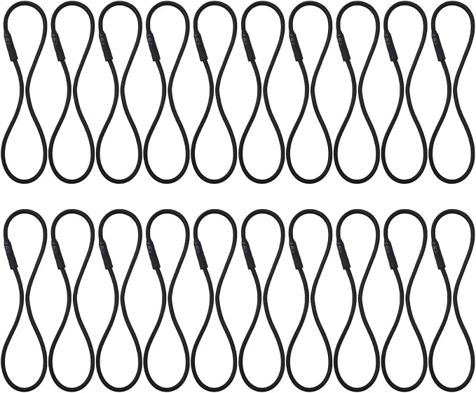 8 Pieces Shock Mount Mic Holder,Black Microphone Shock Mount Rubber Rings, Universal Elastic Bands Replacement for Microphone Holder Clamp (3mm Thickness, 4.6 & 3.4 Inch Diameters) - Image 8