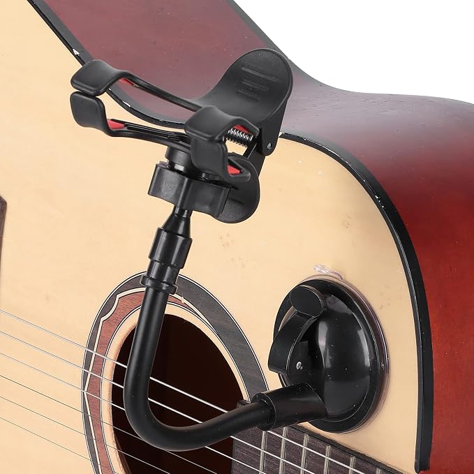 Suction Cup Mount,360 Degree Rotation Removable Panel Holder for Guitar Microphone Camera Use - Image 8