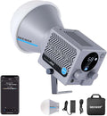 NEEWER HS60B Mini Video Light with App Control, 60W Handheld Portable Bi Color COB LED Continuous Output Lighting with 35000lux/1m 2700-6500K 0-100% PWM Dimming CRI/TLCI 97+ 12 Scenes USB Type C by Neewer