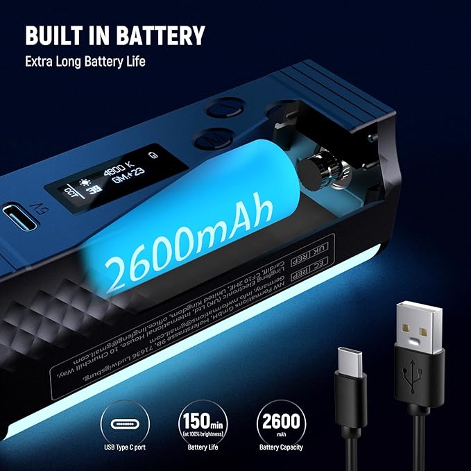 NEEWER Pro Magnetic Handheld Light Wand with APP DMX Control/Custom Effects/Light Group, 360° Full RGB, 2600mAh 2500~10000K Dimmable LED Lighting CRI97 17 Scenes for Video Recording Streaming, TL98C - Image 4
