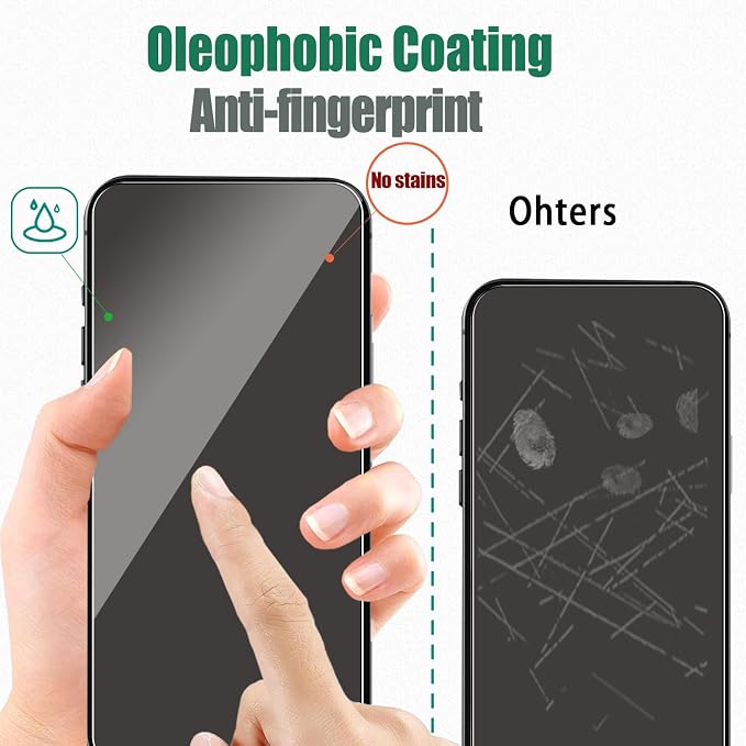 Front and Back Protector for iPhone 15 + Camera Lens Protector | (2+2+2) 9H Hardness, Easy to Install with Alignment Tool,Case Friendly - Image 7