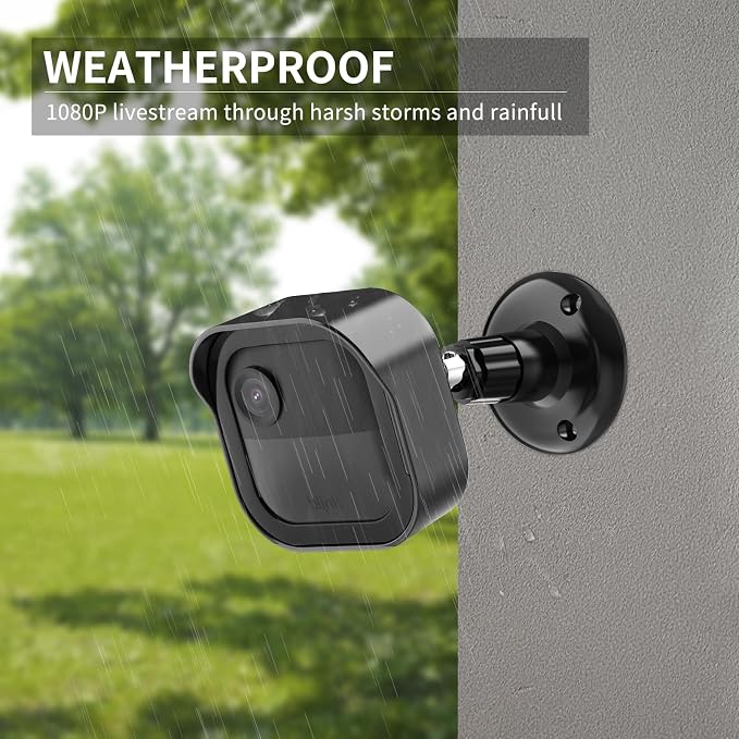 All-New Blink Outdoor Camera Cover for Blink Outdoor 4/2K+ Camera/3rd Gen | 3 Pack Protective Blink Covers, 360° Adjustable Wall Mount, with Blink Sync Module Mount, Black - Image 5