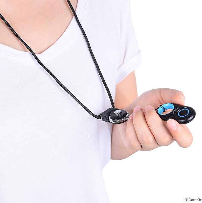 CamKix Camera Shutter Remote Control with Bluetooth Wireless Technology - Works Flawlessly with iPhone/iPad and Android (Blue) - Image 3