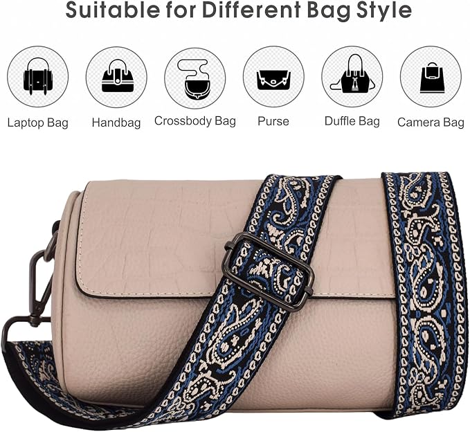 Replacement Purse Strap Shoulder Strap Adjustable Crossbody Strap for Women Crossbody Wide Shoulder Bag - Image 6