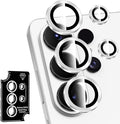 for Samsung Galaxy S26 Ultra Camera Lens Protector, Individual Metal Ring Tempered Glass Lens Cover, [Strong Adsorption] Scratch Resistant Ultra-Thin HD Clear Lens Cover, 1 Set-Silvery by Btscase