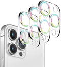 3 Pack Dengduoduo Tempered Glass Camera Lens Protector for iPhone 14 Pro 6.1" & iPhone 14 Pro Max 6.7", Glitter Bling Diamond, Ultra HD, 9H Hardness, Anti-Scratch, Case Friendly, Easy to Install [No Affect on Night Shots] by Dengduoduo