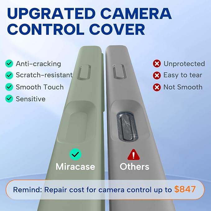 Miracase Magnetic for iPhone 17 Pro Case, Silicone, Patina Green | Compatible with MagSafe, Soft Microfiber Lining,Shockproof Drop Protection Phone Case for 17 Pro - Image 2