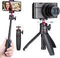 ULANZI MT-08 Mini Extension Pole Tripod for Phone Camera | Extends to 21.3in, Phone Holder Included w Cold Shoe Mount, 2-in-1 Tripod Grip, for iPhone Android Canon Sony by ulanzi