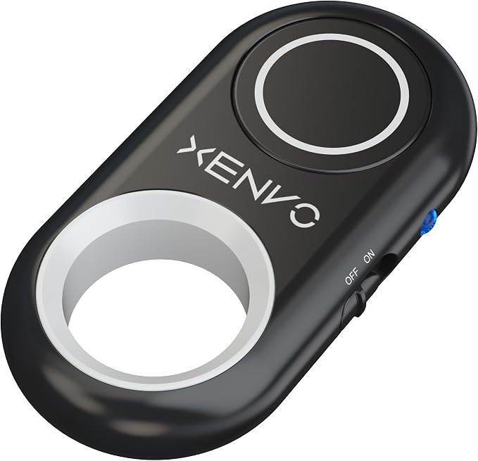 Xenvo Shutterbug - Camera Shutter Remote Control - Bluetooth Wireless Selfie Button Clicker - Compatible with iPhone, iPad, Android, Samsung, and Google Pixel Cell Phones, Smartphones and Tablets by Xenvo