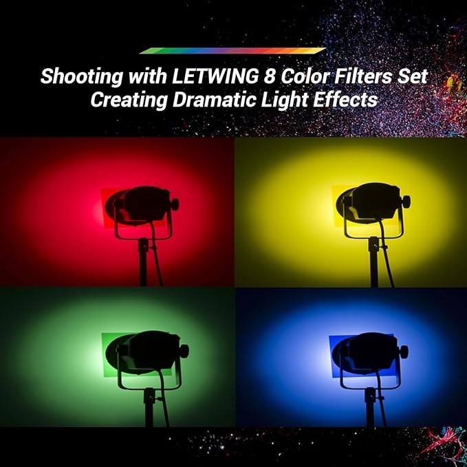 Godox SL60IIBi Bi-Color LED Video Light 75W, 2800K-6500K, CRI96+ TLCI97+, 25100Lux@1m, Bowens Mount LED Continuous Output Light w/11 FX Effects, APP/2.4G Wireless Control, Dimmiable Brightness - Image 9