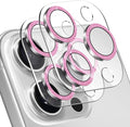 2 Pack for iPhone 16 Pro Max Camera Lens Protector | Bling Tempered Glass 9 Hardness,Anti-Scratch High Definition Camera Screen Protector (Pink) by NECARSIN