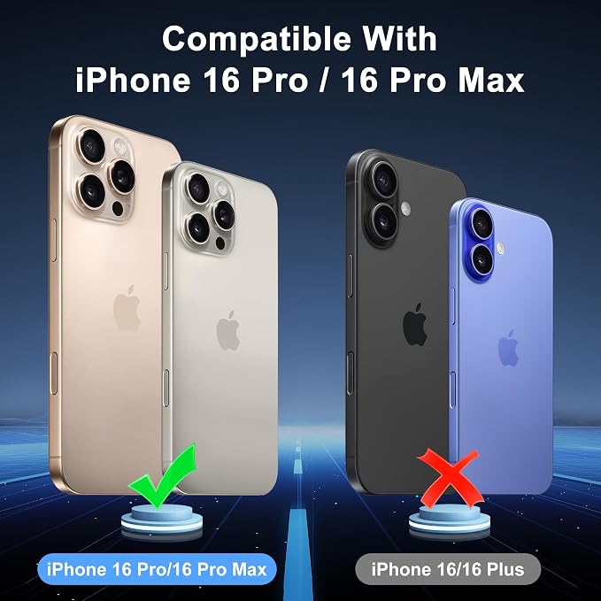 Camera Lens Protector (3 Pack) Compatible with iPhone 16 Pro 6.3" & iPhone 16 Pro Max 6.9" Camera Lens Cover Protection, 9H Tempered Glass, HD Clear Anti-Scratch [Does Not Affect Night Shots] - Image 5