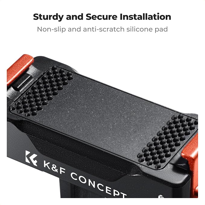 K&F CONCEPT 1 Pack Magnetic Adapter Mount for DJI Osmo Nano/Osmo Action 6 | Quick Release Extension Base Bracket for Tripod,Selfie Stick, Magic Arm, Action Camera Vlogging Accessories, PP09 - Image 5
