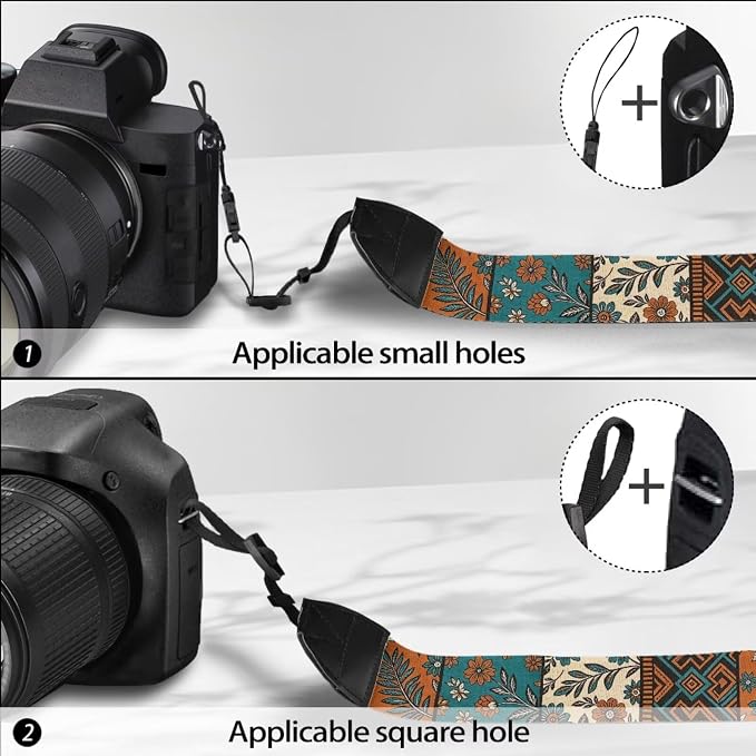 Coldinair Black Adjustable Camera Strap Universal Neck & Shoulder Soft Padded Strap for All DSLR Cameras,Binoculars - Image 5
